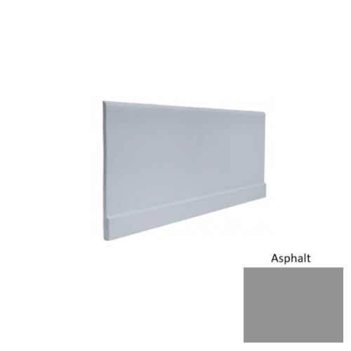 Contours Rubber #00 Simplicity Asphalt Profiled Wall Base Satin 1