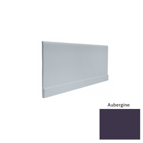 Contours Rubber #00 Simplicity Aubergine Profiled Wall Base Satin 1