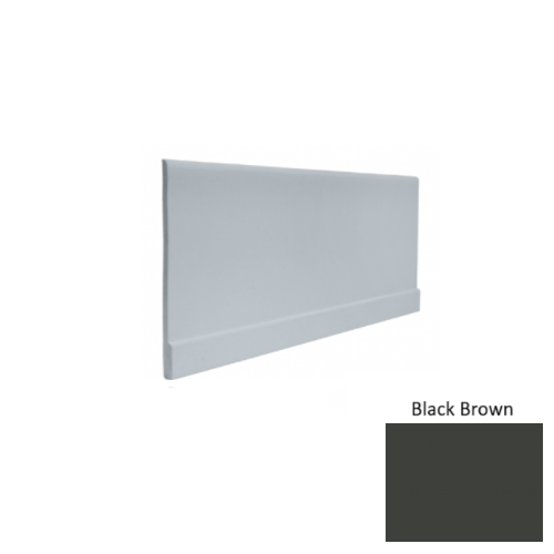 Contours Rubber #00 Simplicity Black Brown Profiled Wall Base Satin 1