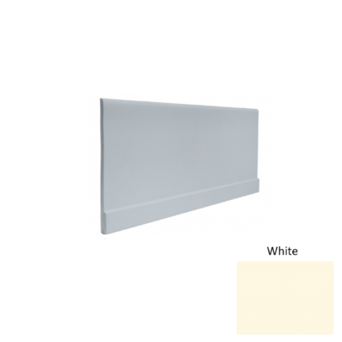 Contours Rubber #00 Simplicity White Profiled Wall Base Satin 1