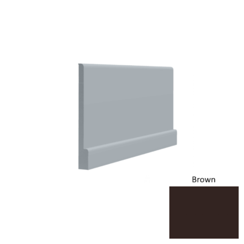 Contours Rubber #05 Simplicity Bold Brown Profiled Wall Base Satin 1