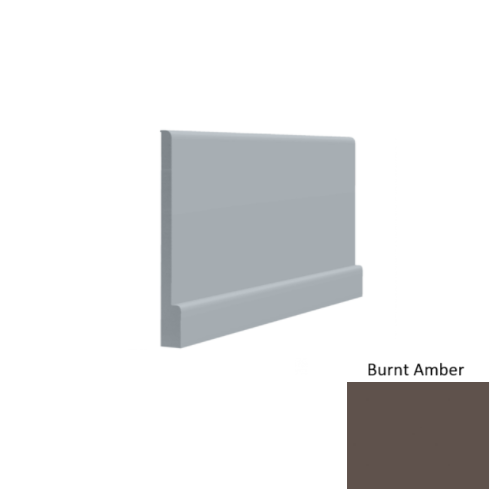Contours Rubber #05 Simplicity Bold Burnt Amber Profiled Wall Base Satin 1