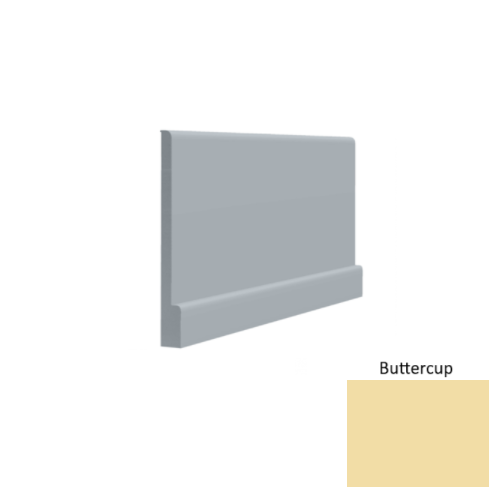 Contours Rubber #05 Simplicity Bold Buttercup Profiled Wall Base Satin 1