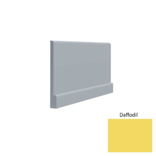 Contours Rubber #05 Simplicity Bold Daffodil Profiled Wall Base Satin 1