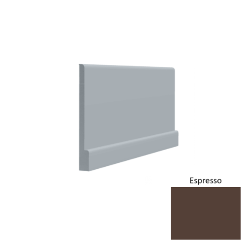 Contours Rubber #05 Simplicity Bold Espresso Profiled Wall Base Satin 1