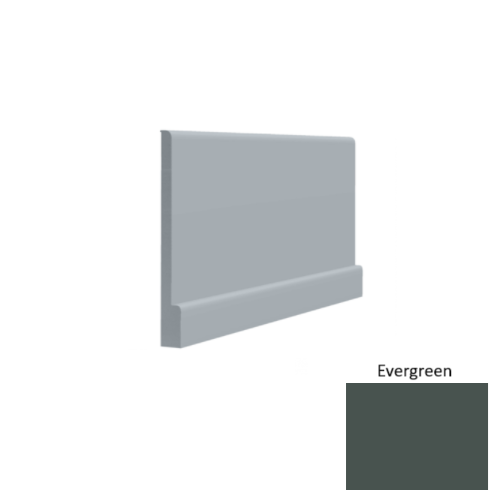 Contours Rubber #05 Simplicity Bold Evergreen Profiled Wall Base Satin 1