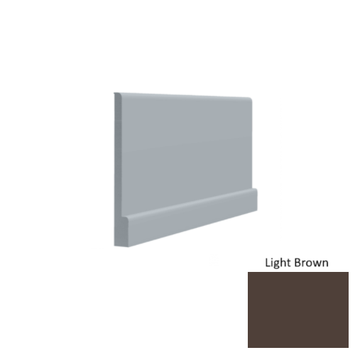 Contours Rubber #05 Simplicity Bold Light Brown Profiled Wall Base Satin 1