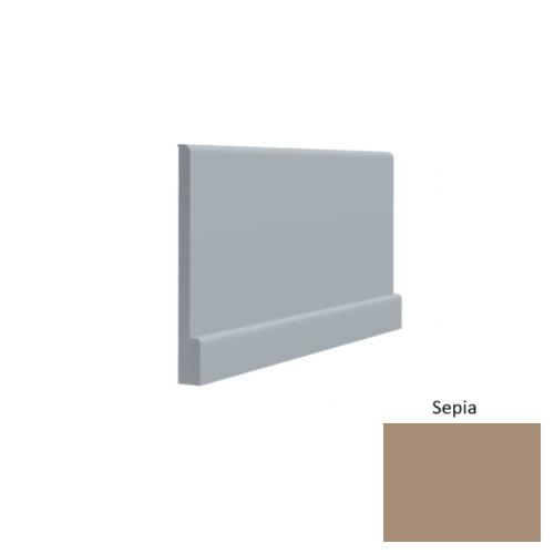 Contours Rubber #05 Simplicity Bold Sepia Profiled Wall Base Satin 1