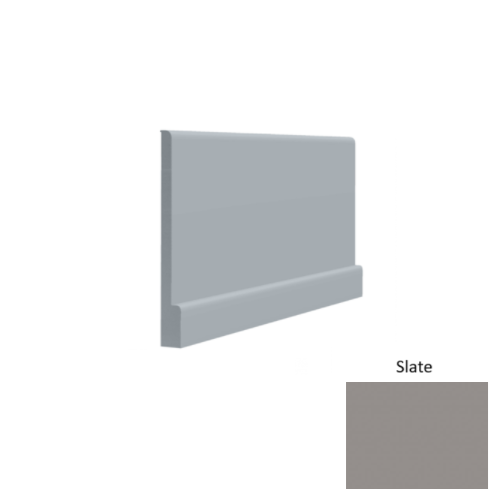 Contours Rubber #05 Simplicity Bold Slate Profiled Wall Base Satin 1