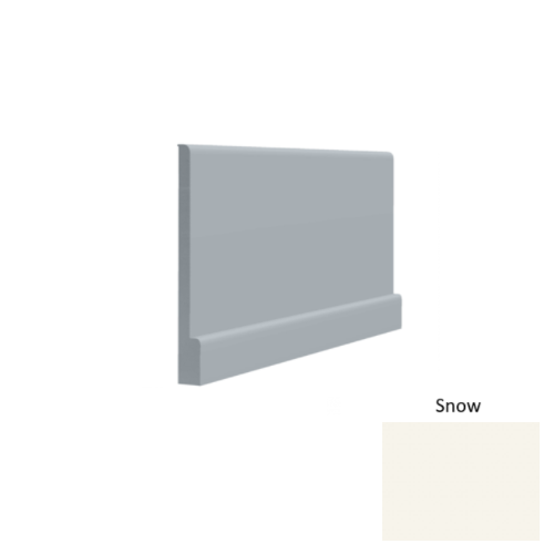 Contours Rubber #05 Simplicity Bold Snow Profiled Wall Base Satin 1