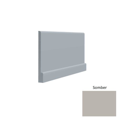 Contours Rubber #05 Simplicity Bold Somber Profiled Wall Base Satin 1