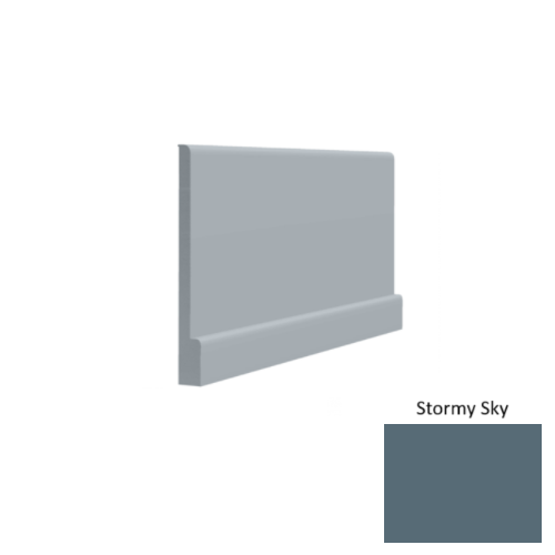 Contours Rubber #05 Simplicity Bold Stormy Sky Profiled Wall Base Satin 1