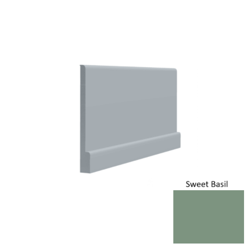 Contours Rubber #05 Simplicity Bold Sweet Basil Profiled Wall Base Satin 1