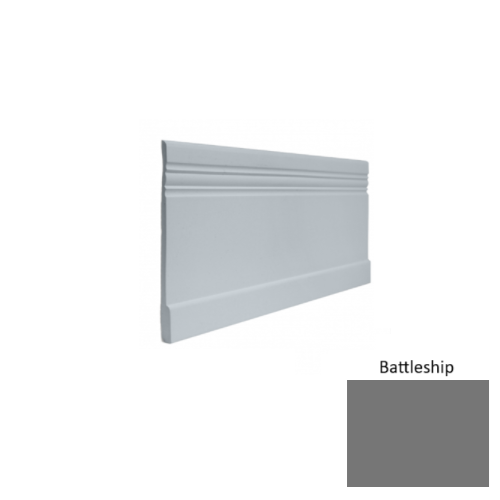 Contours Rubber #10 Serenity Battleship Profiled Wall Base Satin 1