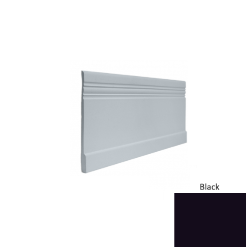 Contours Rubber #10 Serenity Black Profiled Wall Base Satin 1