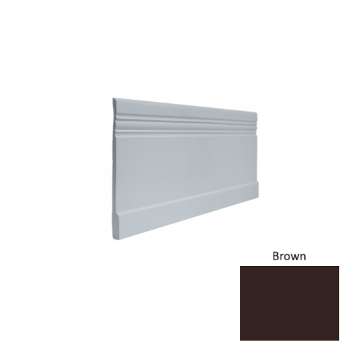 Contours Rubber #10 Serenity Brown Profiled Wall Base Satin 1