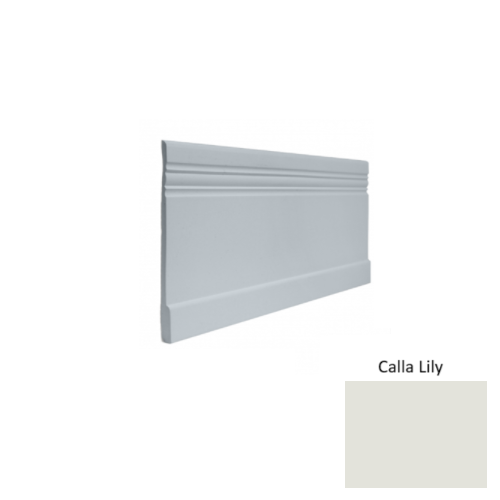 Contours Rubber #10 Serenity Calla Lily Profiled Wall Base Satin 1
