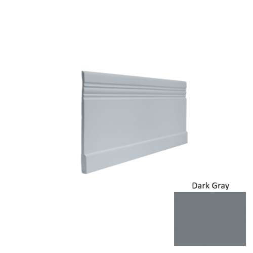 Contours Rubber #10 Serenity Dark Gray Profiled Wall Base Satin 1