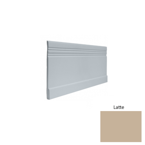 Contours Rubber #10 Serenity Latte Profiled Wall Base Satin 1
