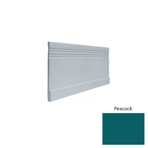 Contours Rubber #10 Serenity Peacock Profiled Wall Base Satin 1