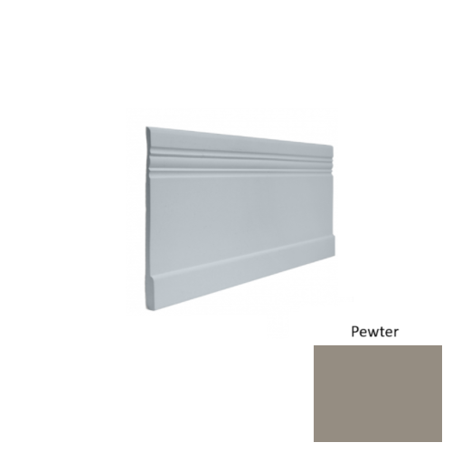 Contours Rubber #10 Serenity Pewter Profiled Wall Base Satin 1