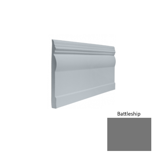 Contours Rubber #45 Novel Battleship Profiled Wall Base Satin 1
