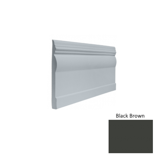 Contours Rubber #45 Novel Black Brown Profiled Wall Base Satin 1