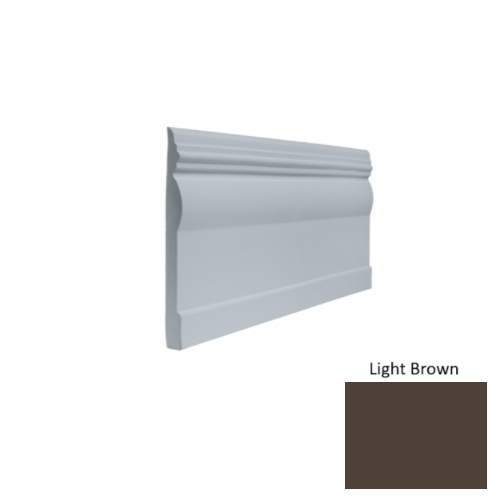 Contours Rubber #45 Novel Light Brown Profiled Wall Base Satin 1
