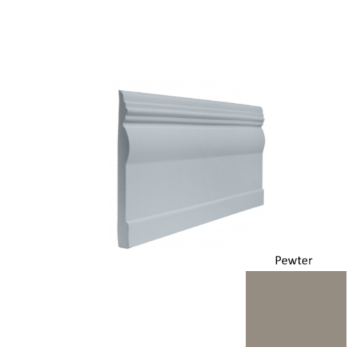 Contours Rubber #45 Novel Pewter Profiled Wall Base Satin 1