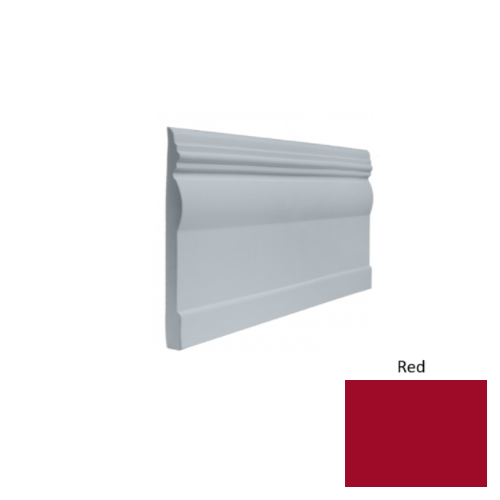 Contours Rubber #45 Novel Red Profiled Wall Base Satin 1