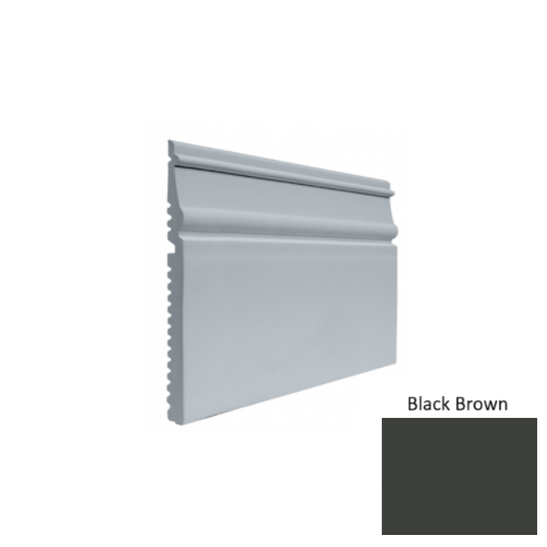 Contours Rubber #55 Nobility Black Brown Profiled Wall Base Satin 1