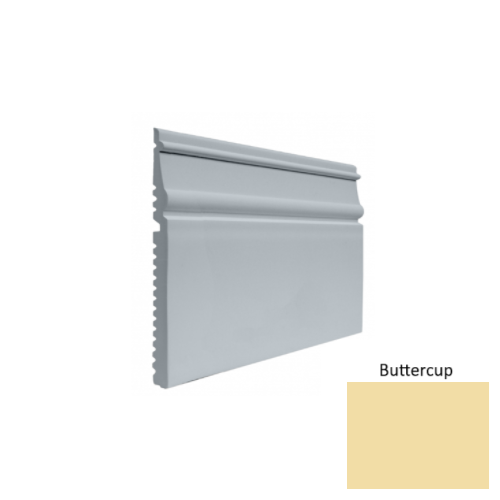 Contours Rubber #55 Nobility Buttercup Profiled Wall Base Satin 1