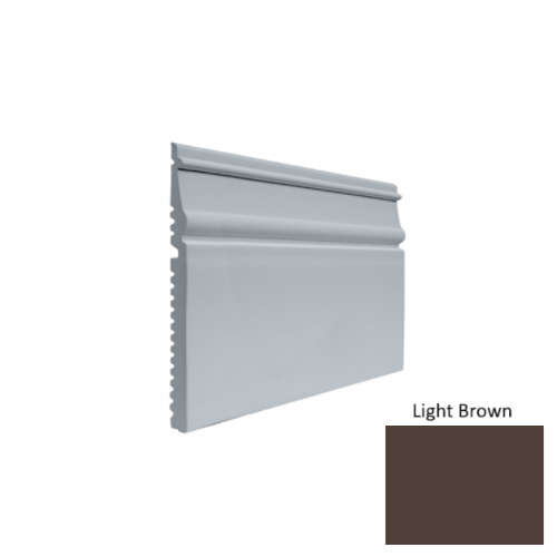 Contours Rubber #55 Nobility Light Brown Profiled Wall Base Satin 1