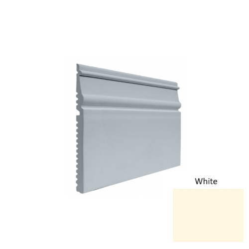 Contours Rubber #55 Nobility White Profiled Wall Base Satin 1