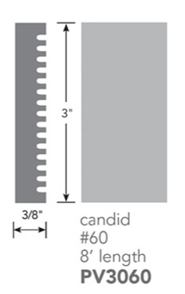 Contours Rubber #60 Candid Oasis Profiled Wall Base Satin 2