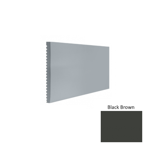 Contours Rubber #60 Candid Black Brown Profiled Wall Base Satin 1
