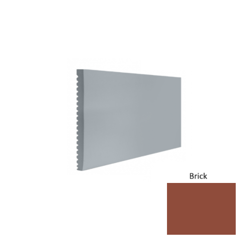 Contours Rubber #60 Candid Brick Profiled Wall Base Satin 1