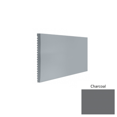 Contours Rubber #60 Candid Charcoal Profiled Wall Base Satin 1