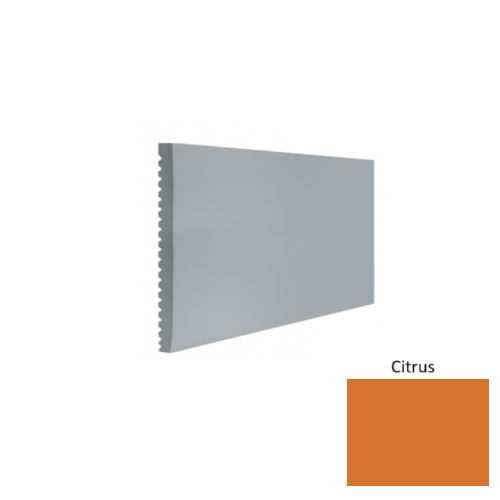 Contours Rubber #60 Candid Citrus Profiled Wall Base Satin 1