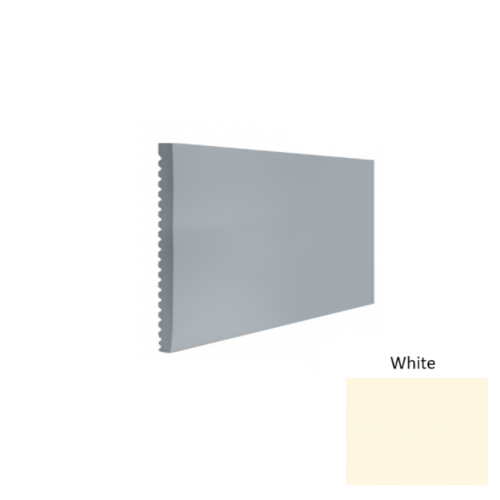 Contours Rubber #60 Candid White Profiled Wall Base Satin 1