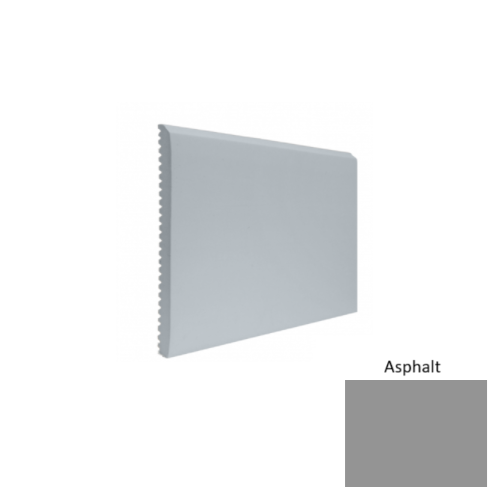 Contours Rubber #65 Vertical Asphalt Profiled Wall Base Satin 1