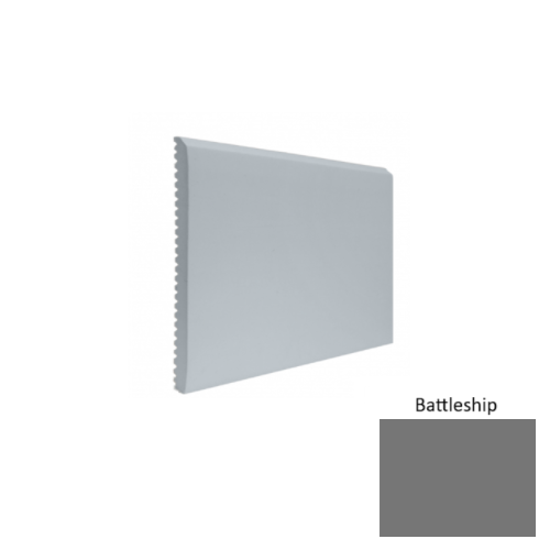 Contours Rubber #65 Vertical Battleship Profiled Wall Base Satin 1