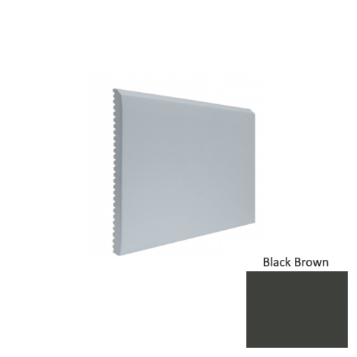 Contours Rubber #65 Vertical Black Brown Profiled Wall Base Satin 1