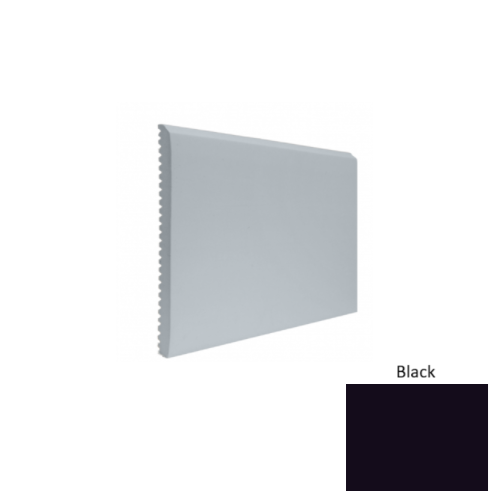 Contours Rubber #65 Vertical Black Profiled Wall Base Satin 1