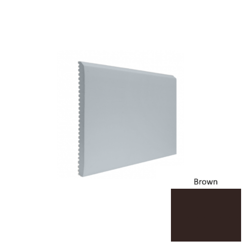 Contours Rubber #65 Vertical Brown Profiled Wall Base Satin 1