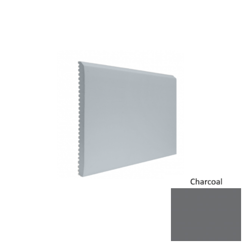 Contours Rubber #65 Vertical Charcoal Profiled Wall Base Satin 1