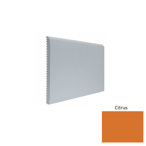 Contours Rubber #65 Vertical Citrus Profiled Wall Base Satin 1