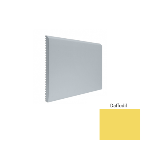 Contours Rubber #65 Vertical Daffodil Profiled Wall Base Satin 1