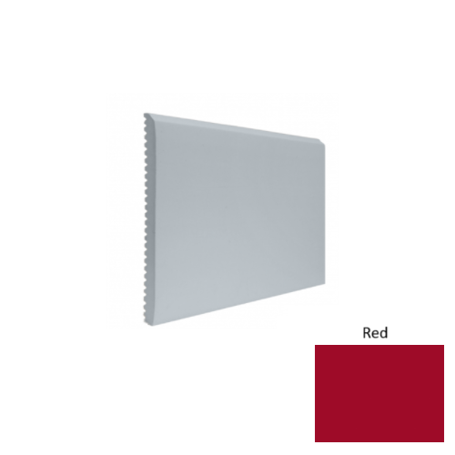 Contours Rubber #65 Vertical Red Profiled Wall Base Satin 1