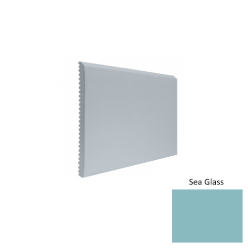Contours Rubber #65 Vertical Sea Glass Profiled Wall Base Satin 1